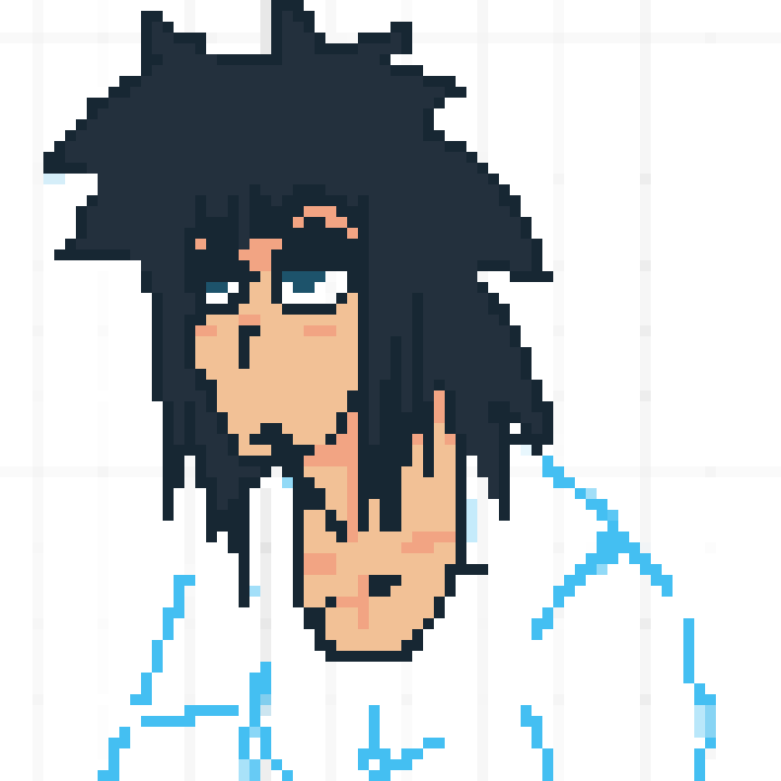 [47cd39]  being the 7'8 nonchalant dread head I am I catch the rocks wit my hair and start playing  looping the rooms while posing