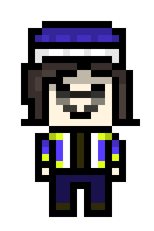 [3a1368] danganronpa fan character pixel sprite 