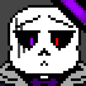 Okay let's see... *The book would look like two pages long. but that's in order to keep it's size portable. She's open up a random page, Which would show Cop sans AU. it looks unfinished.*