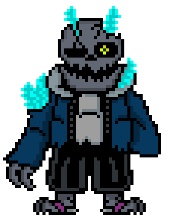 [cfc888] Dark depths!Sans Sprite v4