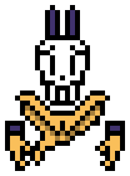 Fnaftale Dead Bonnie/Papyrus Head