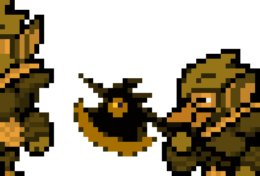 [6c26bc] Inkrune AU: Krow - Deltarune OC Overworld and Battle Sprites (Darkworld Ver.)