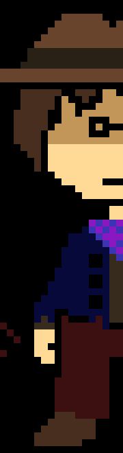 [5fa7bd] Clover (Undertale Yellow) Battle Sprite