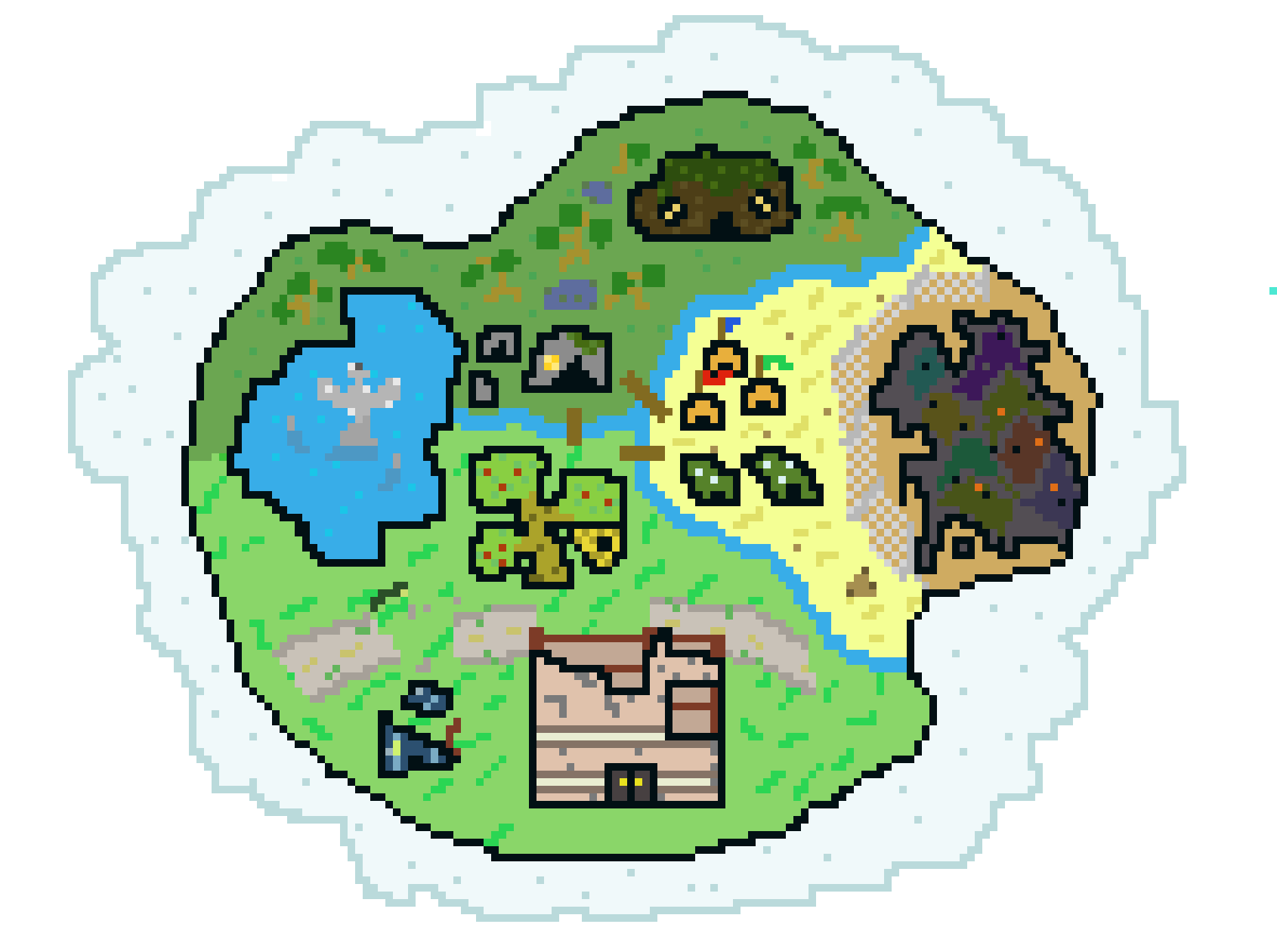 [34d1e3] Game Map Draft