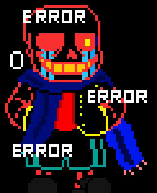 *gets back on the ground* I hate that cyan sans *fires a blaster at my coat killing all the spiders and puts it on*