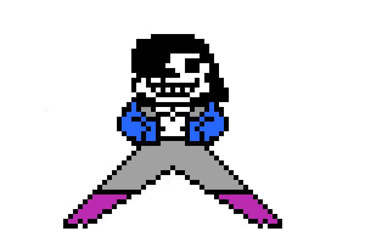 Sans With Mettaton Legs And 80's Hair