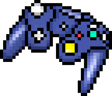 [365739] Purple gamecube controller