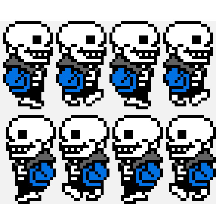 UnderTale - Sans sprite sheet(isaac)