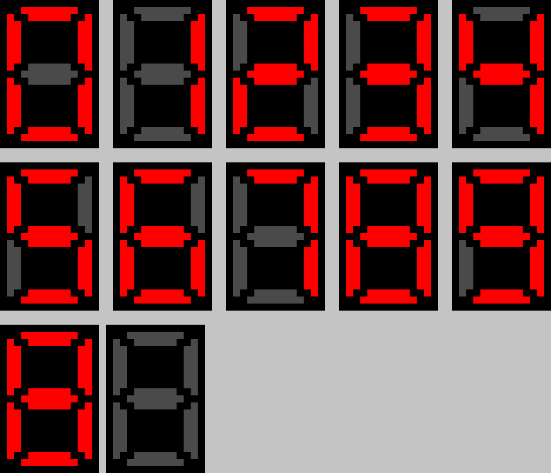 [0c65ea] 7-segment display