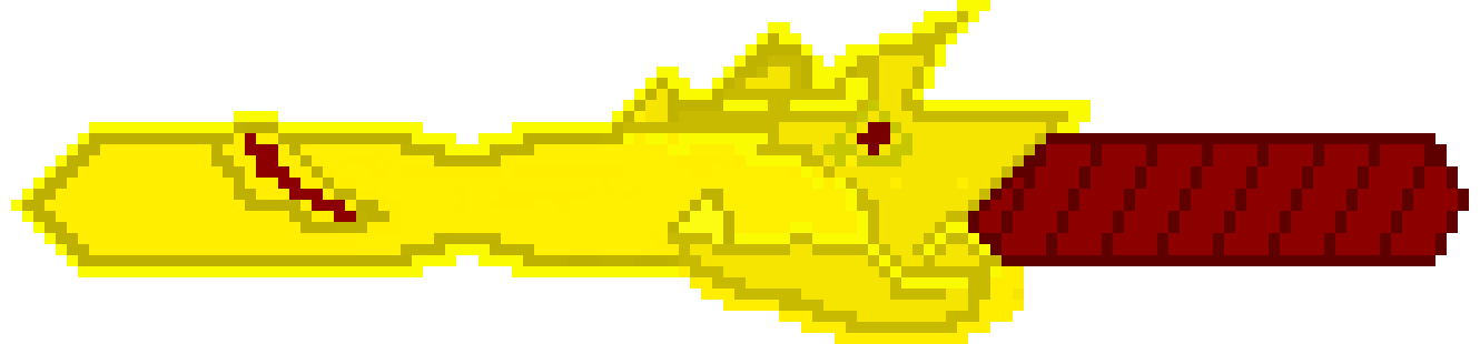 I improved the Sword of Fire for the game the guy was making