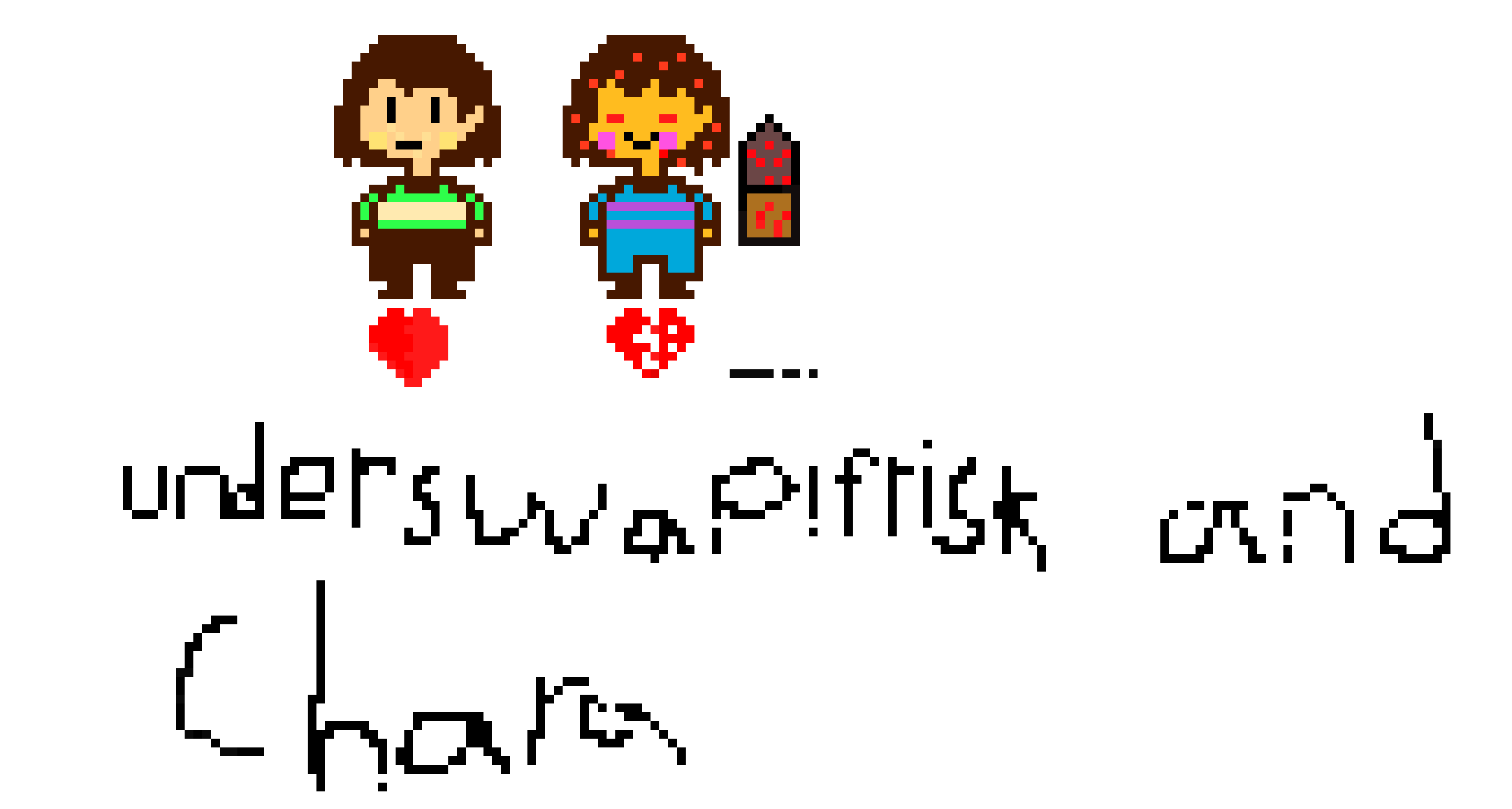 [9664c4] Chara and Frisk (Underswap)