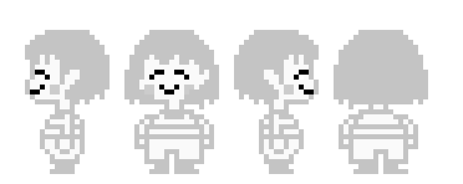 [199dfc] Demo Frisk Sprite Sheet 