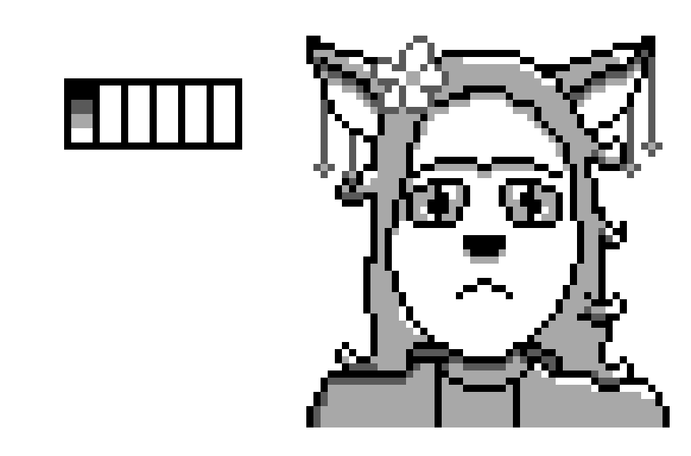 [50c024] Pixel Connor monochromatic