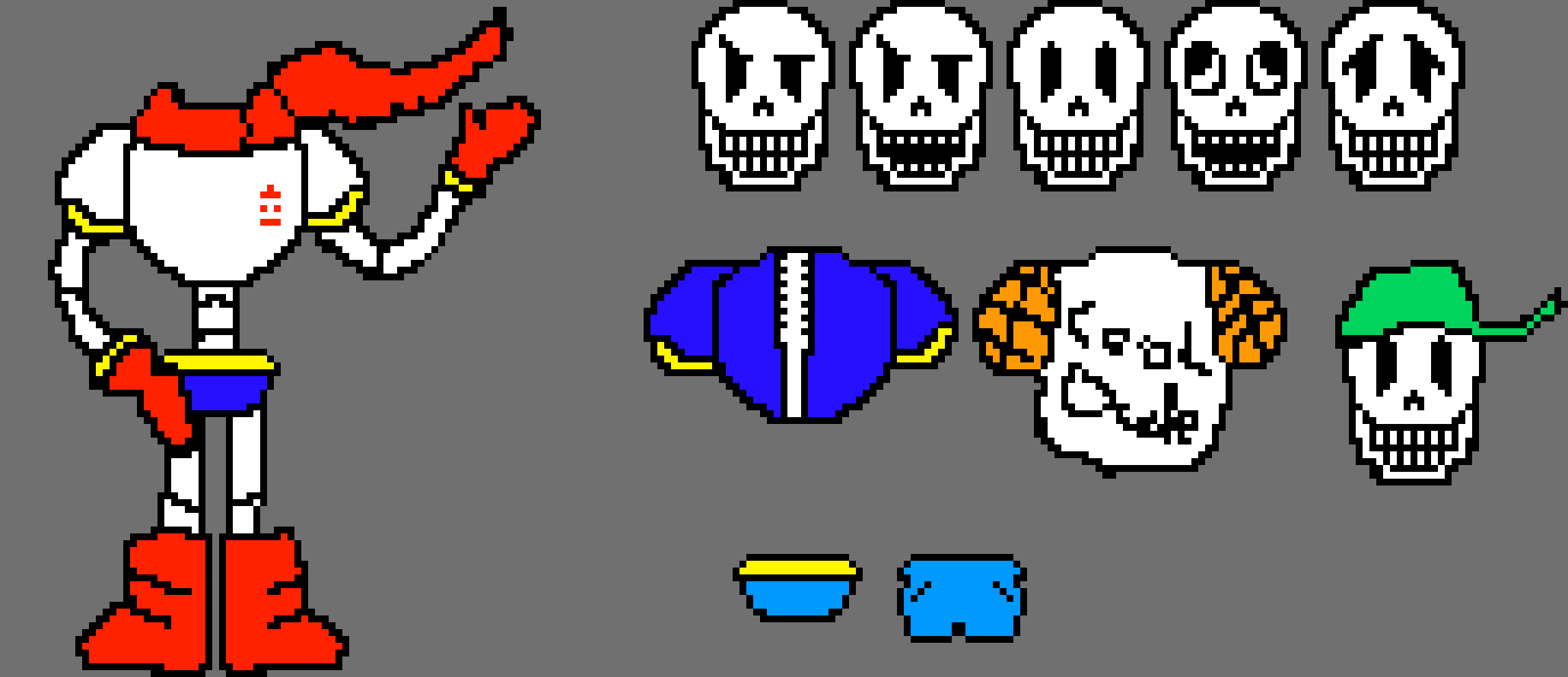 My Papyrus Sprite sheet