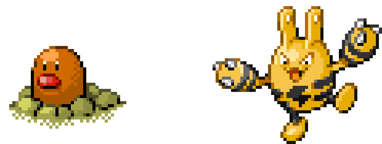 [95a1ea] Diglet And Elekid