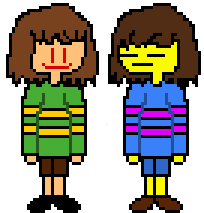 ~ Chara & Frisk ~