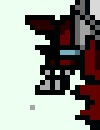 Sees that an arm is gone *