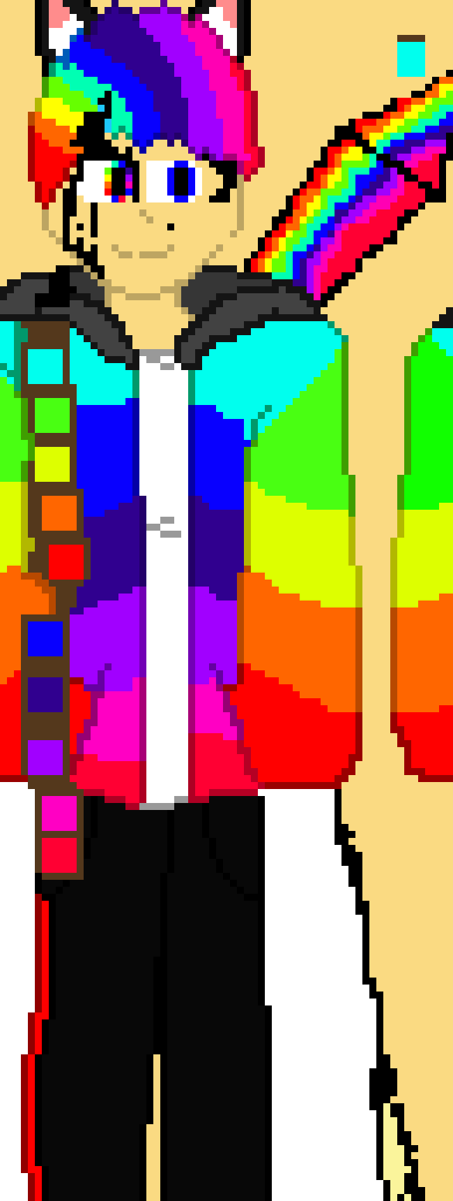 *hey geekazoid i uhhh made a ink version of my sprite but comic helped me with some so what do ya think?-rainbowfox2011