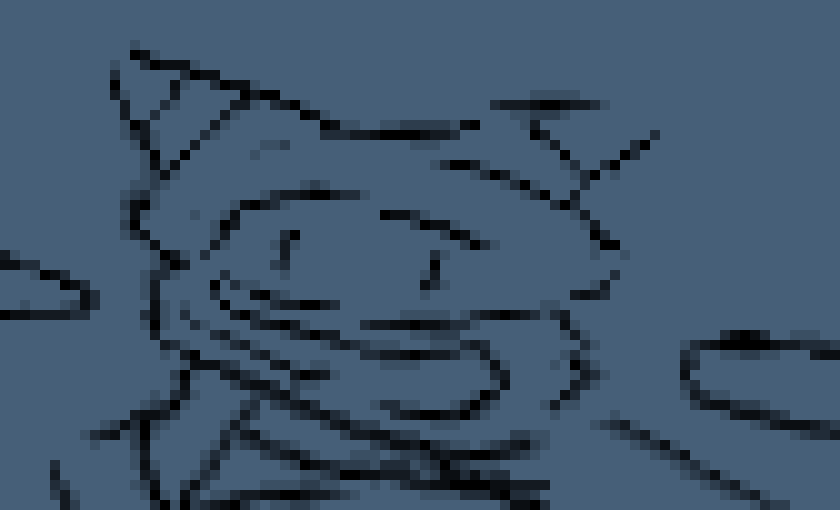 [0b1403] ...Marker, what're you doing here... and gooey... and kirby..??