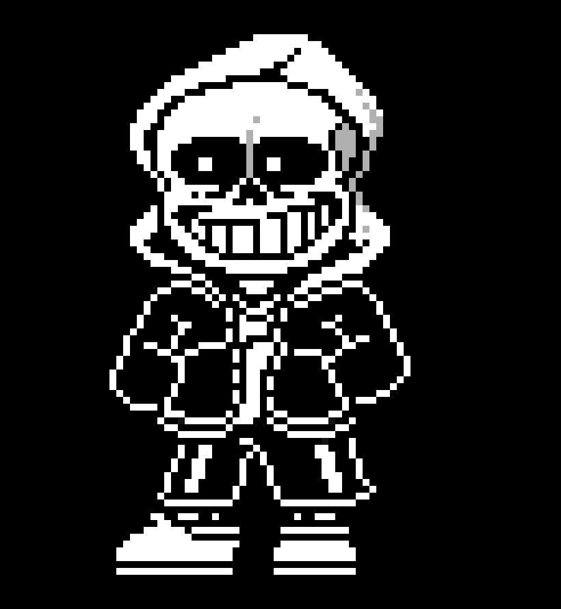 sans understail phase 1 battle: missed