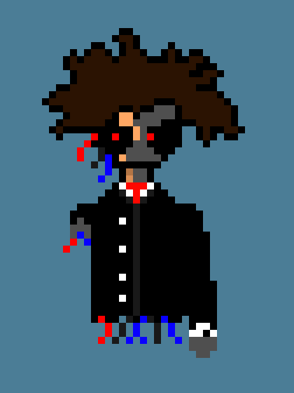 [d959ff] ..? *sees the other person* ! *crawls over to them*