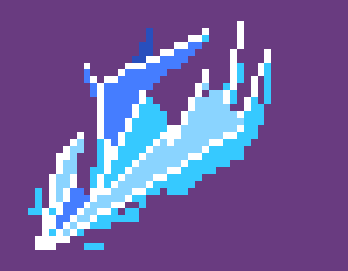 [777455] *a ice crystal almost hit marker when he came in*