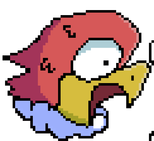 [35cada] Surprised Bird
