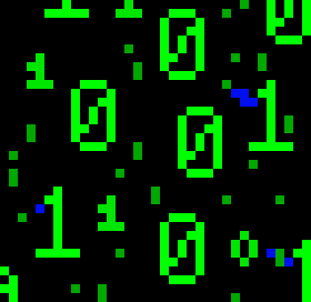 Goddamn blue pixels?