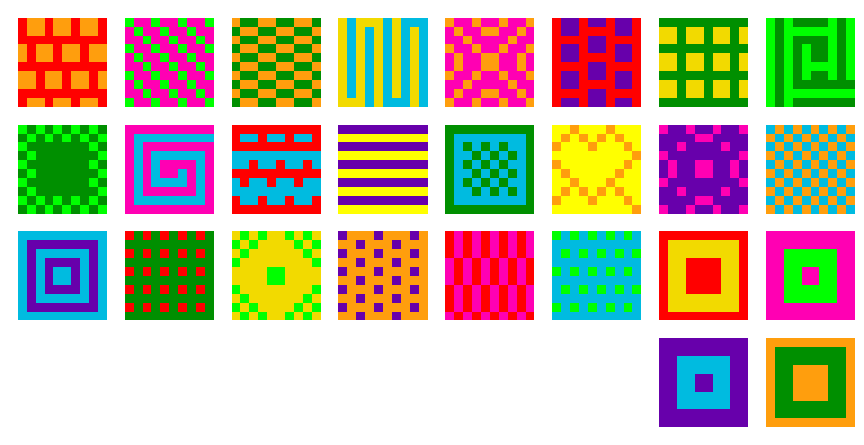 [42587c] 2-Color Patterns