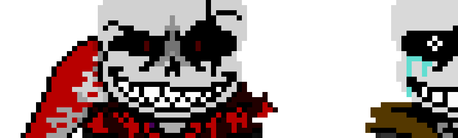 [132d44] Grimmtale: Golden Dust - Krimzkar the Megalomaniacal Skeleton (w/ Bone Machete) vs Gold the Skeleton (w/ Bone Axe) (Phase 1)