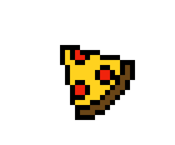 [209ee5] Pizza Pixel Art