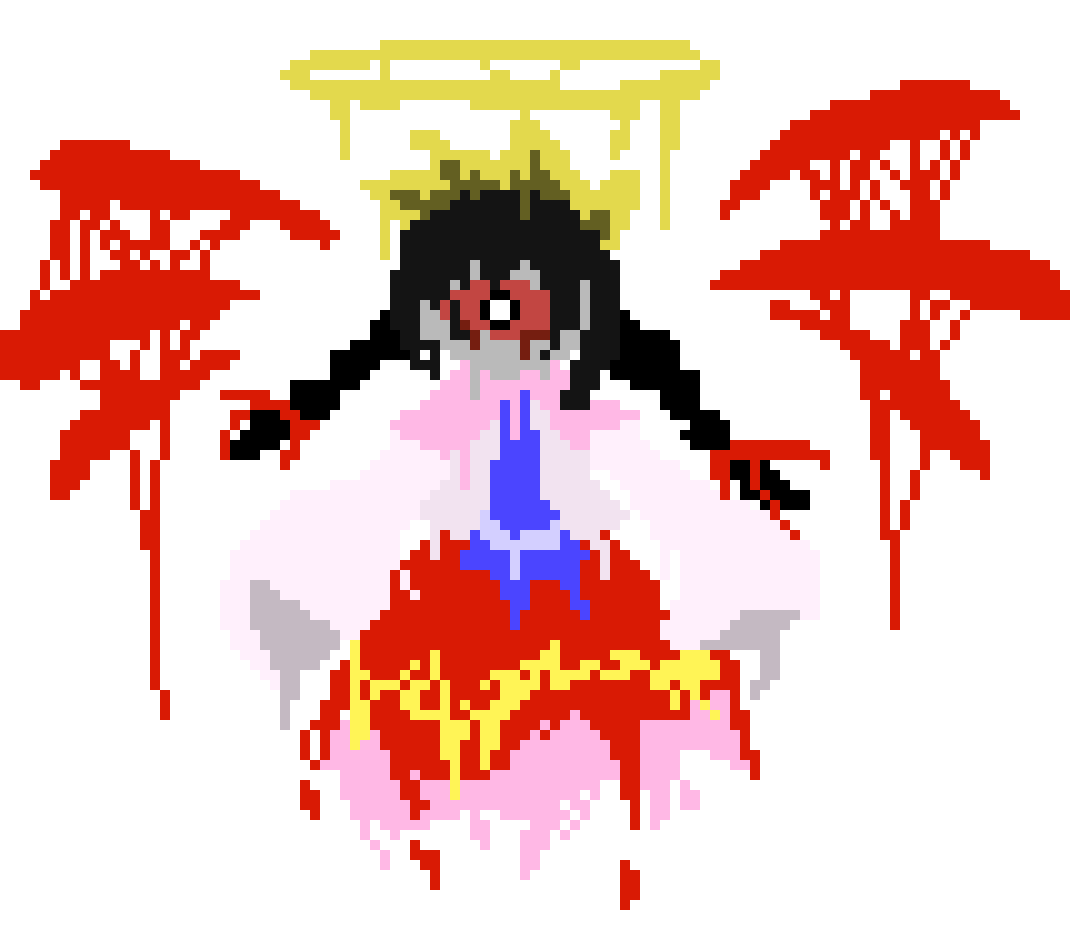 [777455] *Due to the large sum of attacks, Fake Ripple finally fell apart entirely, not without one more attack however, another large burst of energy would come from her once more, it wasn't half as strong but it ended up being enough to knock some of them back a bit. She finally fell apart entirely and her paint disappeared.*