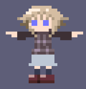 [777455] *While they had been talking to each other, suddenly Marx teleported into the room with a paintbrush in his mouth that had colors of gray and white on it. The brush part of it had been glowing and when he swung it around towards Magolor's direction, he got covered in a blob of paint that covered him entirely for a bit.*