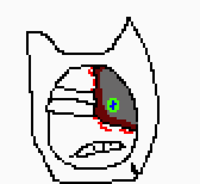 [d13732] [Log 12: Voidling tried to escape again, it had to be neutralised. Officer Daniel shot it in its left eye, badly wounding it]