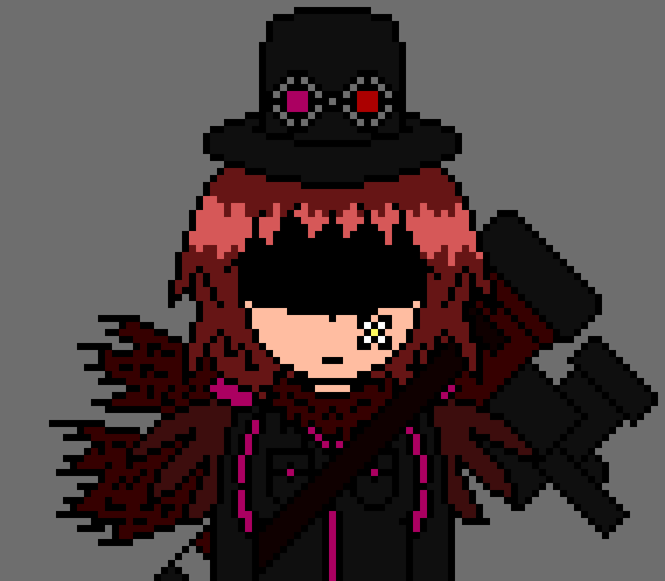 the holograms now surrounding her charging another laser beam