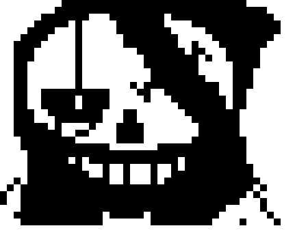 Patch:Oh shit,i forget to make the crack on the eyepatch because of Patch!Chara's knife throw but here is it.