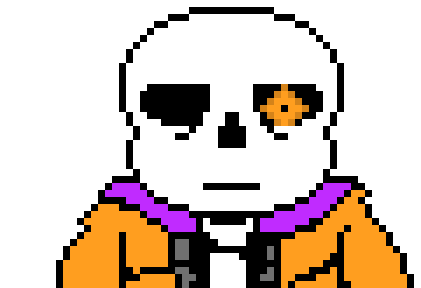 Sans...?: * eye glows and an sharp bone stabs sky!chara in the arm so fast *
