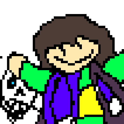 the abomination gets hit then it sends 4 gaster blasters at billy firing them at him *