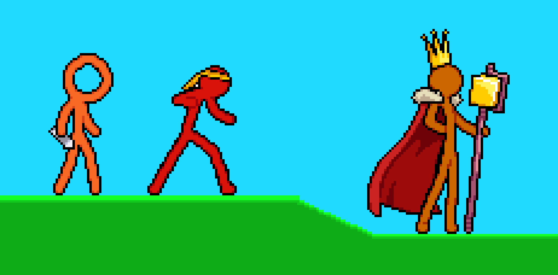 [9dc692] Red and The second coming V.S King Orange