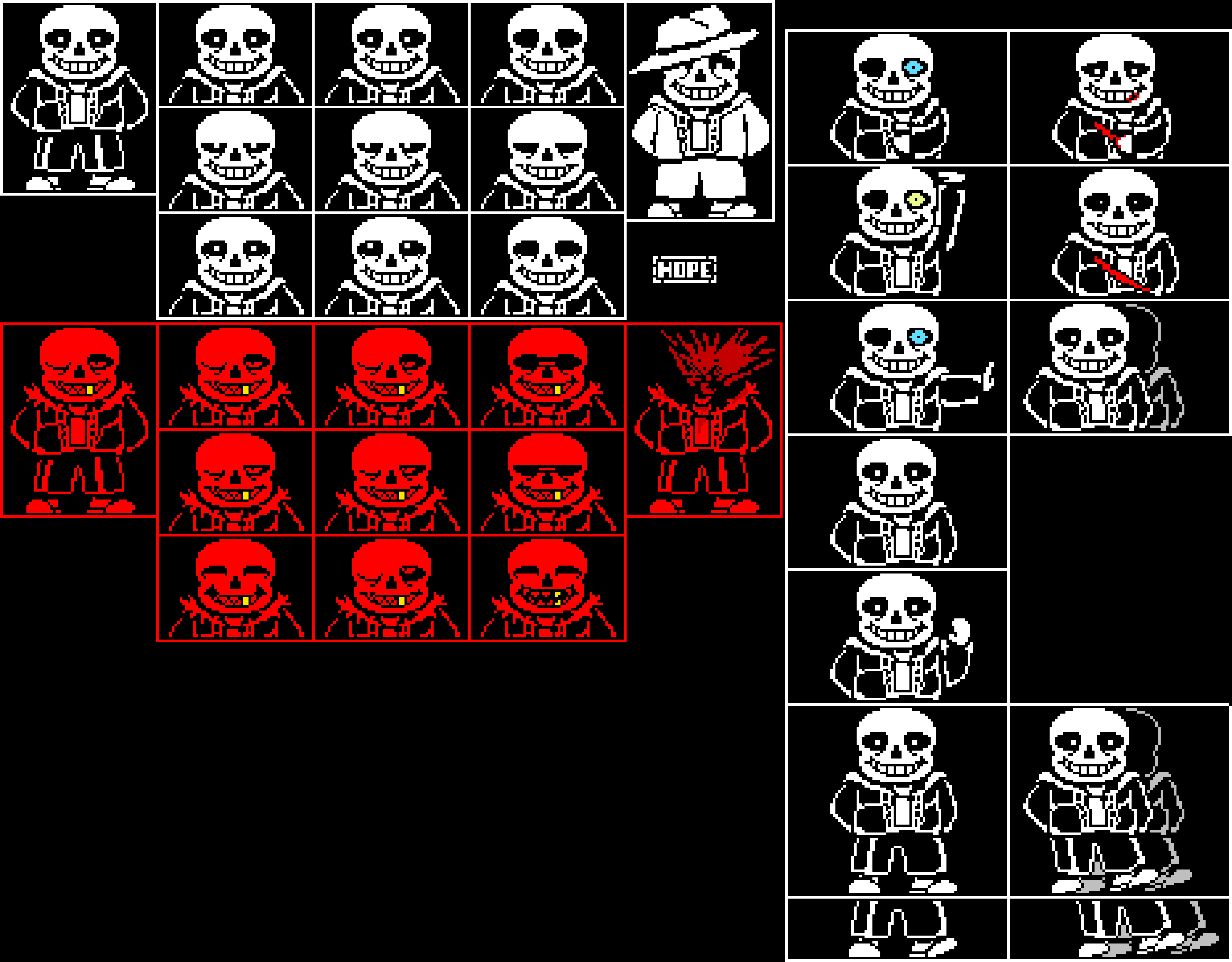 [a84d6f] Sans Sprites [ FREE TO USE ]