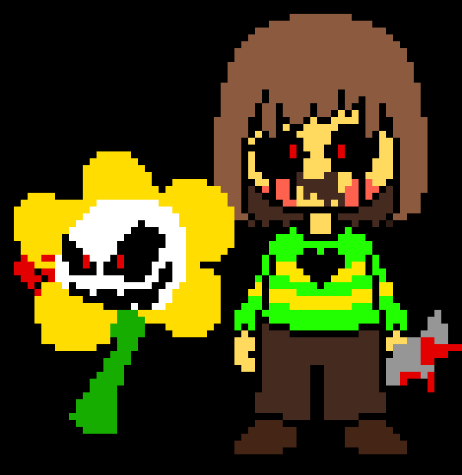 CHARA:heres a better flowey)