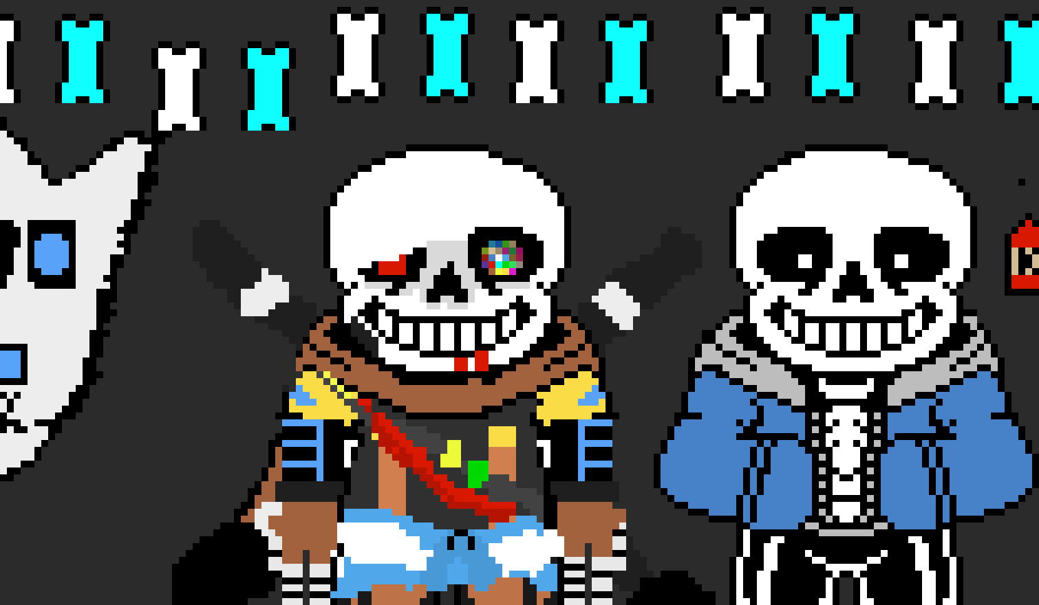 ink sans el guardian de los universos phase 3