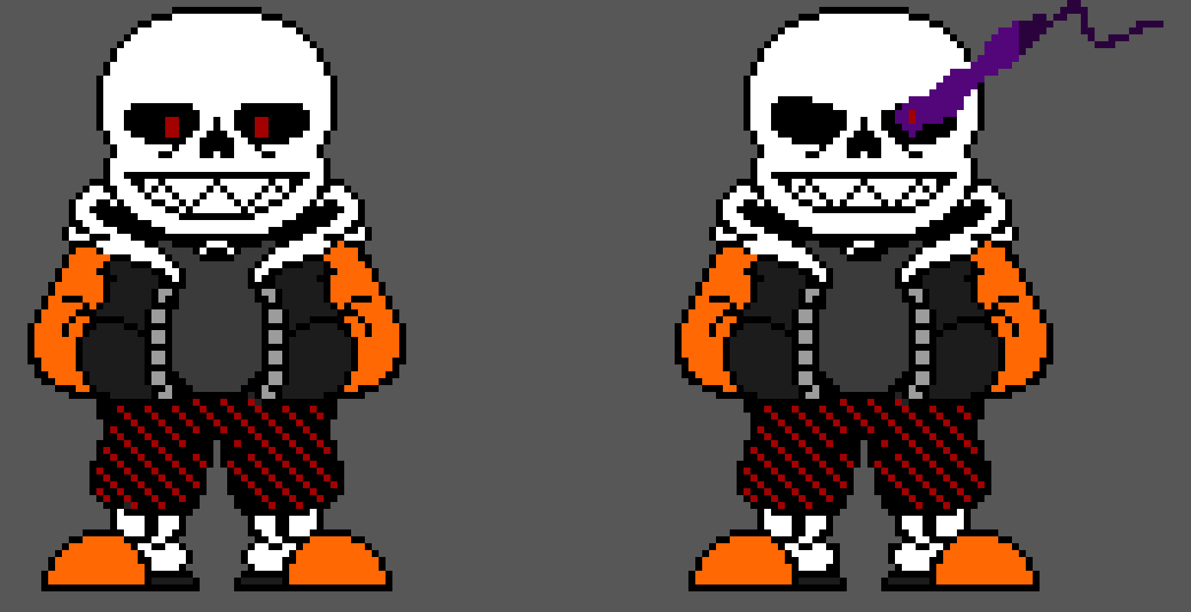 just got done editing an old sprite of mine-Psycho/Axel