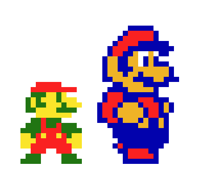 Super Mario Pixel art