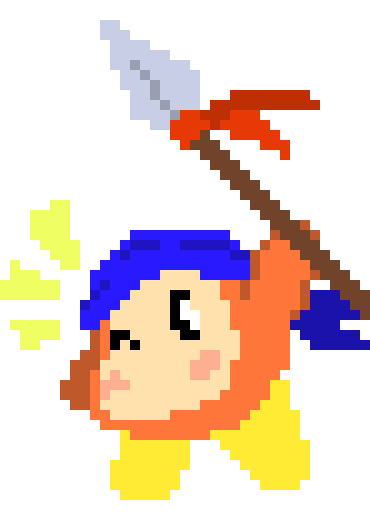 [777455] Onward! I shall guide you to Waddle Dee Town! *He began to run off*