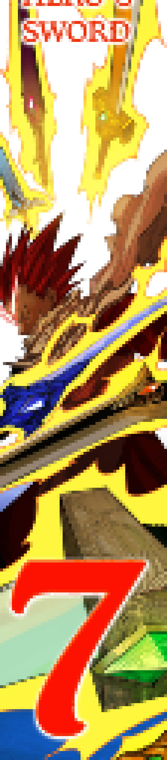 [425065] damn this guy really likes making long panels this ones so long I couldn't get it all in one screenshot, he's rlly good at drawing swords though