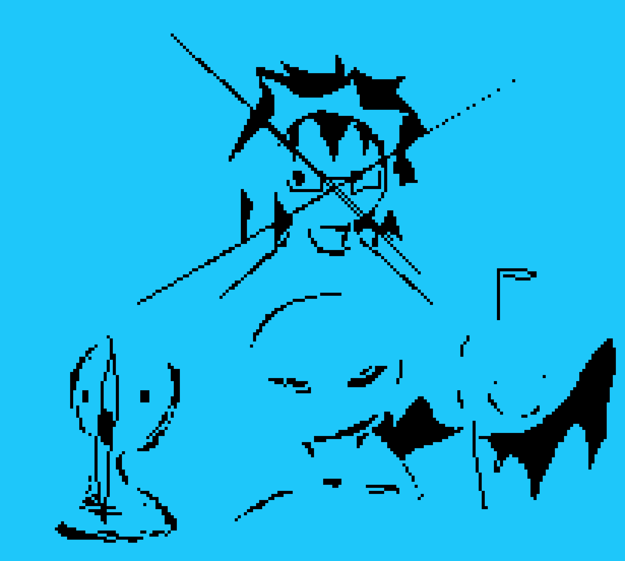 GOD RESIDED IN PAN FROM THEN ON, HIS ANGELS AT HIS SIDE