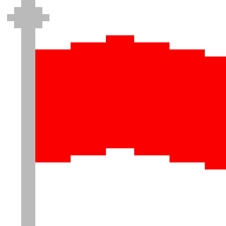 [7dde4e] no swimming flag