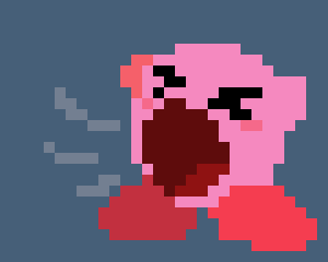 [2137b0] *kirby then just inhaled it before it blew up-*