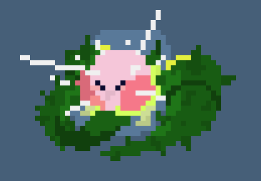 [d6f3f5] *the moment everyone left, kirby stayed at the start, doing nothing but charge*